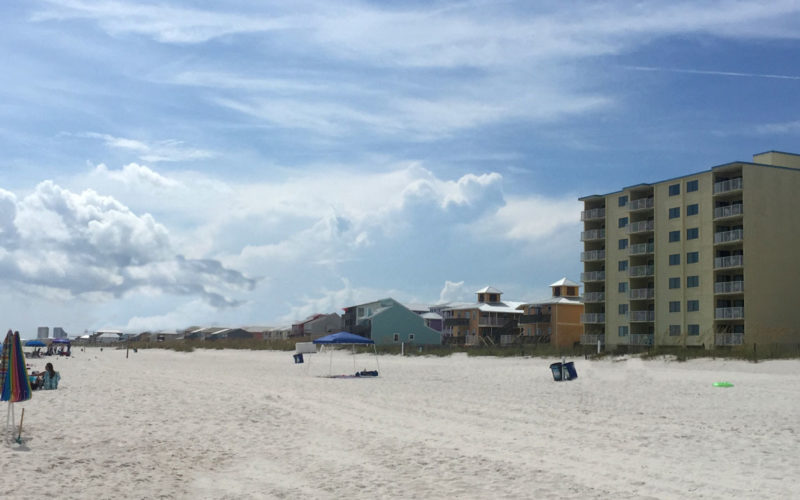 Condo view from beach 1