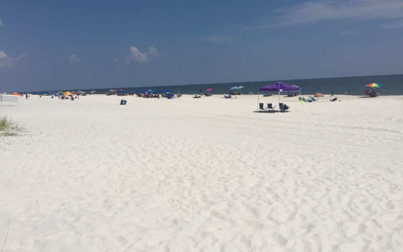 Beach crowd 1