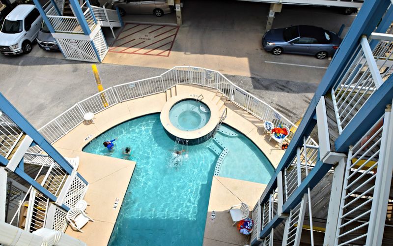 Sunchase Condo Pool Arial View